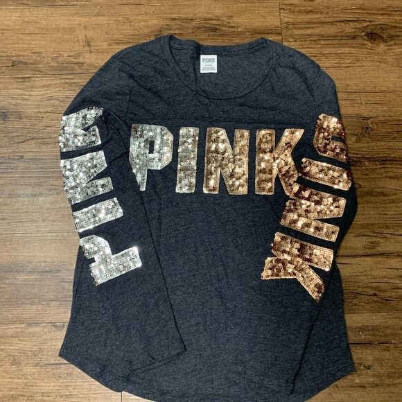 VS PINK OMBRÉ BLING OUTFIT SET M - Picture 2 of 11